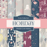 Cute Holiday Digital Paper DP6222C - Digital Paper Shop