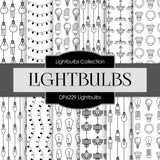 Lightbulbs Digital Paper DP6229A - Digital Paper Shop