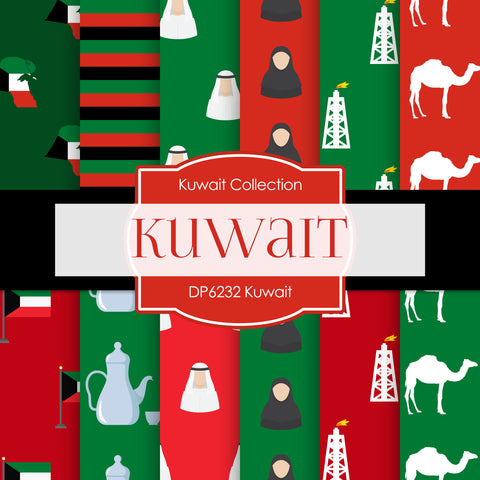 Kuwait Digital Paper DP6232 - Digital Paper Shop