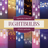 Lightbulbs Digital Paper DP6232A - Digital Paper Shop