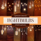 Lightbulbs Digital Paper DP6233A - Digital Paper Shop