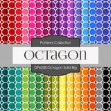 Octagon Solid Big Digital Paper DP6258A - Digital Paper Shop