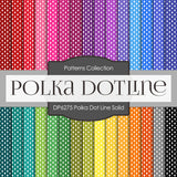 Polka Dot Line Solid Digital Paper DP6275A - Digital Paper Shop