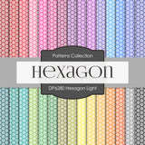 Hexagon Light Digital Paper DP6280A - Digital Paper Shop