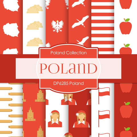 Poland Digital Paper DP6285 - Digital Paper Shop