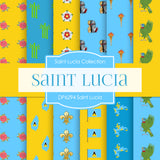 Saint Lucia Digital Paper DP6294 - Digital Paper Shop