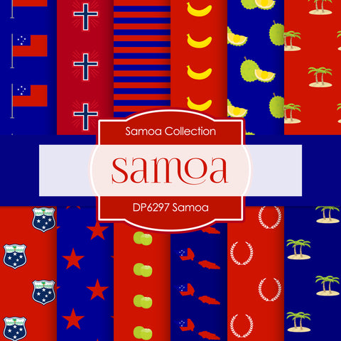 Samoa Digital Paper DP6297 - Digital Paper Shop