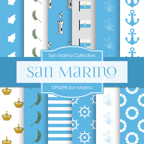 San Marino Digital Paper DP6298 - Digital Paper Shop