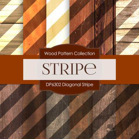 Diagonal Stripe Digital Paper DP6302A - Digital Paper Shop