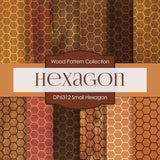 Small Hexagon Digital Paper DP6312A - Digital Paper Shop