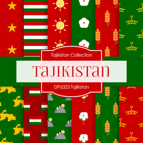 Tajikistan Digital Paper DP6323 - Digital Paper Shop