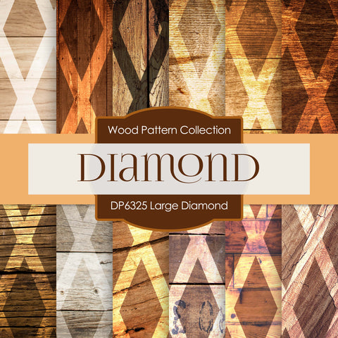 Large Diamond Digital Paper DP6325A - Digital Paper Shop