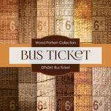 Bus Ticket Digital Paper DP6341A - Digital Paper Shop