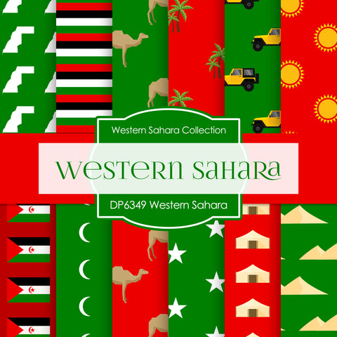 Western Sahara Digital Paper DP6349 - Digital Paper Shop