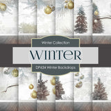 Winter Backdrops Digital Paper DP634 - Digital Paper Shop