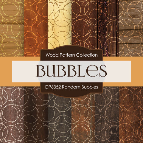Random Bubbles Digital Paper DP6352A - Digital Paper Shop
