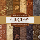 Patterned Circles Digital Paper DP6353 - Digital Paper Shop