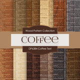 Coffee Text Digital Paper DP6384 - Digital Paper Shop