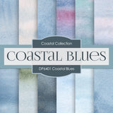 Coastal Blues Digital Paper DP6401 - Digital Paper Shop