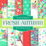 Fresh Autumn Digital Paper DP6414 - Digital Paper Shop