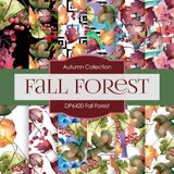 Fall Forest Digital Paper DP6420 - Digital Paper Shop