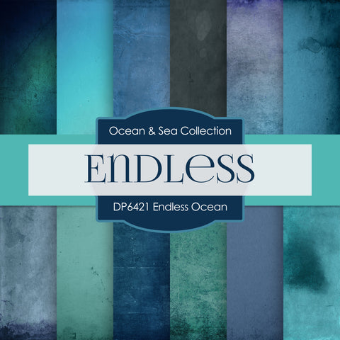 Endless Ocean Digital Paper DP6421 - Digital Paper Shop