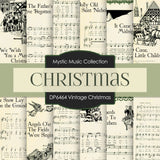 Vintage Christmas Digital Paper DP6464 - Digital Paper Shop