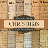 Vintage Christmas Digital Paper DP6465 - Digital Paper Shop
