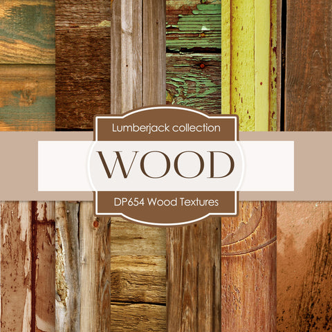 Wood Textures Digital Paper DP654 - Digital Paper Shop