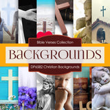 Christian Backgrounds Digital Paper DP6582 - Digital Paper Shop