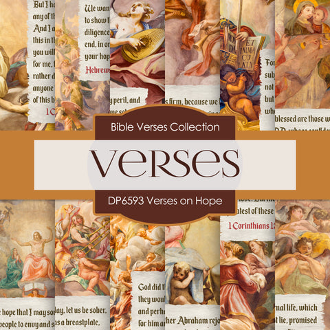 Verses on Hope Digital Paper DP6593 - Digital Paper Shop