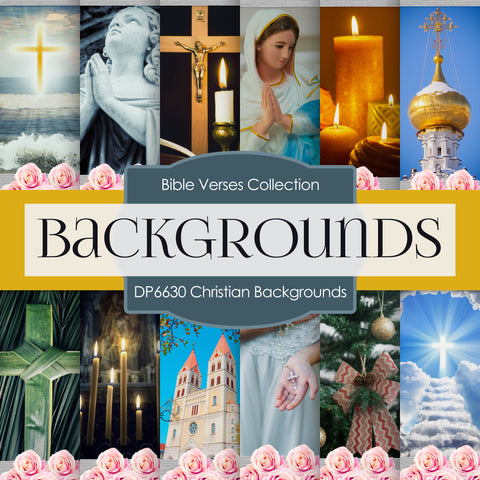 Christian Backgrounds Digital Paper DP6630 - Digital Paper Shop