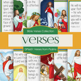Verses From Psalms Digital Paper DP6651 - Digital Paper Shop