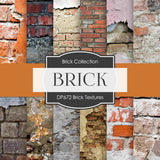 Brick Textures Digital Paper DP672 - Digital Paper Shop
