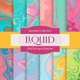 Liquid Splatter Digital Paper DP6734 - Digital Paper Shop