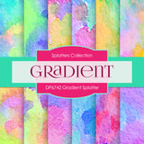 Gradient Splatter Digital Paper DP6742 - Digital Paper Shop