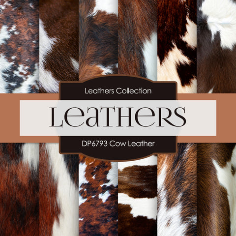 Cow Leather Digital Paper DP6793 - Digital Paper Shop