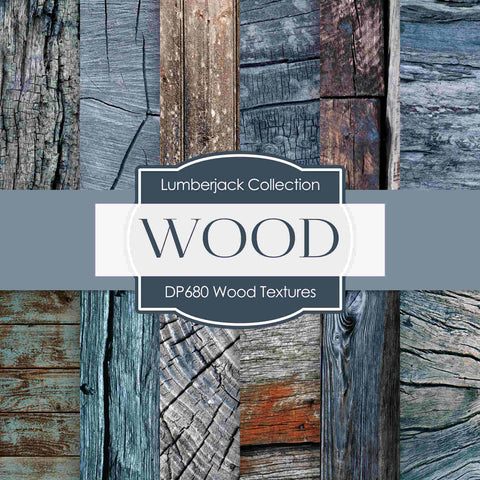 Wood Textures Digital Paper DP680 - Digital Paper Shop