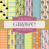 Giraffe Fashion Digital Paper DP6818 - Digital Paper Shop