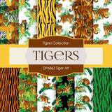 Tiger Art Digital Paper DP6863 - Digital Paper Shop
