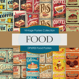 Food Posters Digital Paper DP6900 - Digital Paper Shop