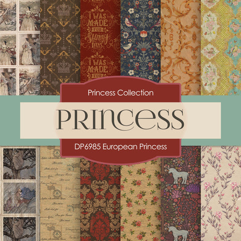 European Princess Digital Paper DP6985 - Digital Paper Shop