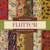 Blooming Flutter Digital Paper DP6994 - Digital Paper Shop
