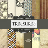 Treasures Digital Paper DP7004 - Digital Paper Shop