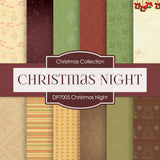 Christmas Night Digital Paper DP7005A - Digital Paper Shop
