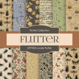 Lovely Flutter Digital Paper DP7005 - Digital Paper Shop