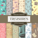 Treasures Digital Paper DP7012 - Digital Paper Shop