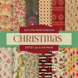 Joy to The World Digital Paper DP7027 - Digital Paper Shop