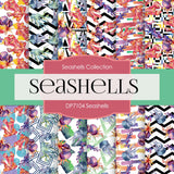 Seashells Digital Paper DP7104 - Digital Paper Shop
