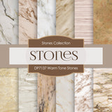 Warm Tone Stones Digital Paper DP7137 - Digital Paper Shop